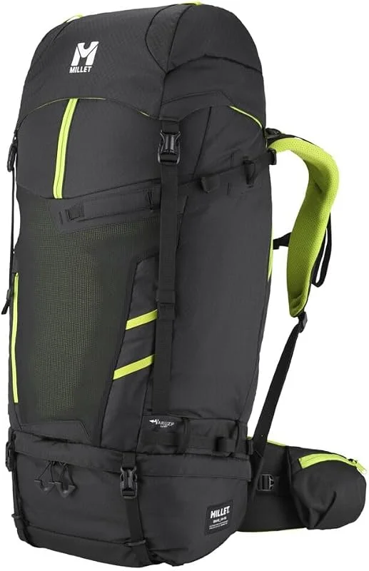 MILLET Sac À Dos de Randonnée et Trekking GRAVIC 50+10 Litres Noir Vert — Equipement ski