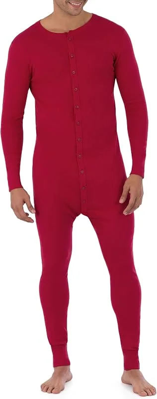 Fruit of the Loom Combinaison Thermique de Qualité Supérieure Bas de pyjama Homme — Vetements ski