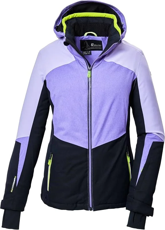 killtec Ksw 66 Wmn Ski Jckt Veste de ski, fonctionnelle avec capuche amovible et jupe pare-neige Femme — Vetements ski