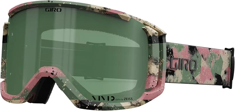 Giro Revolt Lunettes de ski - Lunettes de snowboard pour hommes, femmes et jeunes avec 1 lentille vive et 1 lentille transparente, anti-buée - OTG — Equipement ski