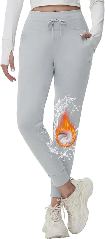 baleaf Pantalon doublé en Polaire pour Femme, Pantalon de survêtement imperméable pour l'hiver, Le Ski, la randonnée, la Course à Pied — Vetements ski